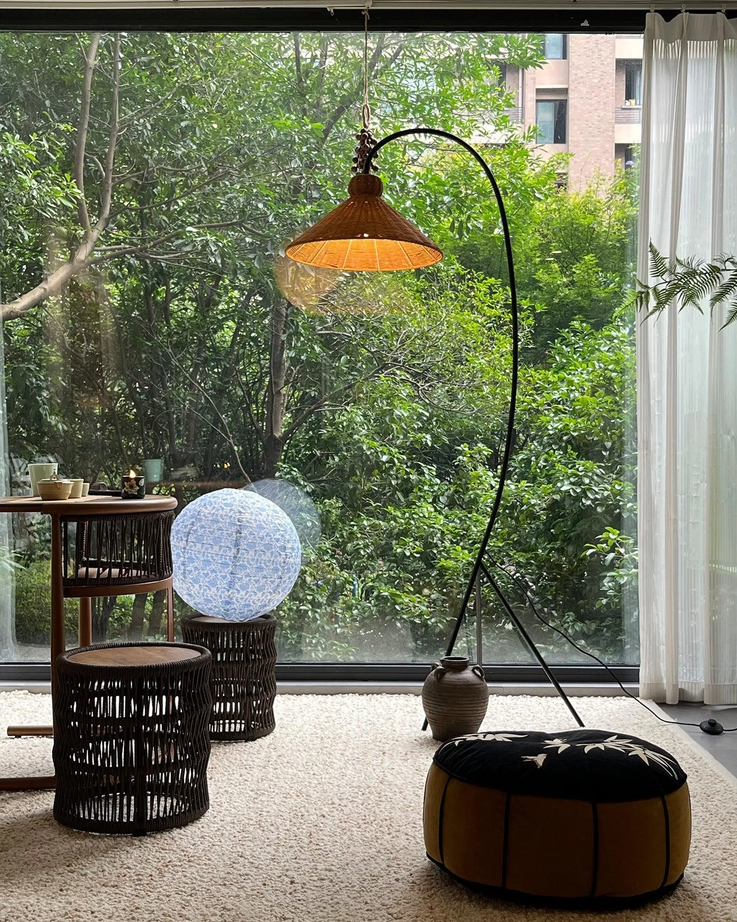 Tana Woven Floor Lamp