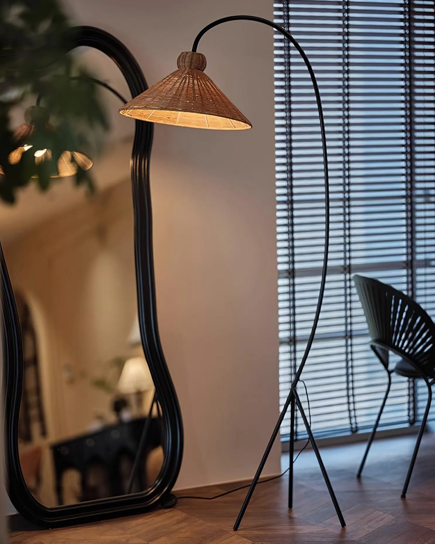 Tana Woven Floor Lamp