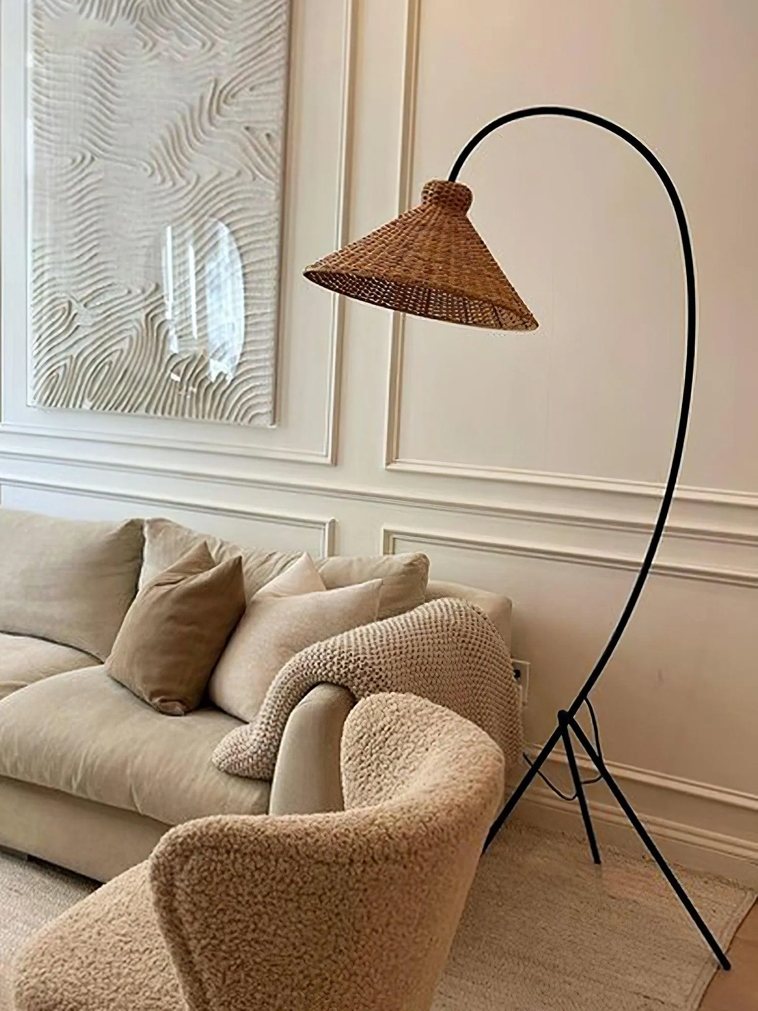 Tana Woven Floor Lamp