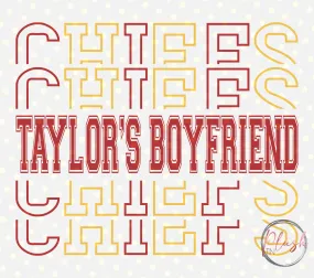 Taylor's Boyfriend Chiefs Super Bowl 2024 Digital File Download