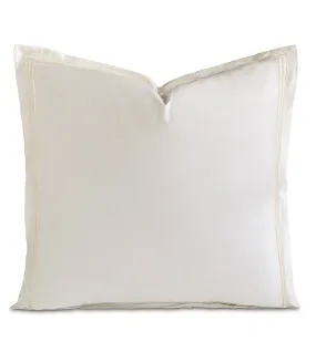 Tessa Ivory Sham in Creme