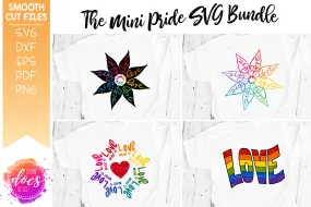 The Mini Pride SVG Bundle - Hand Drawn SVG Files