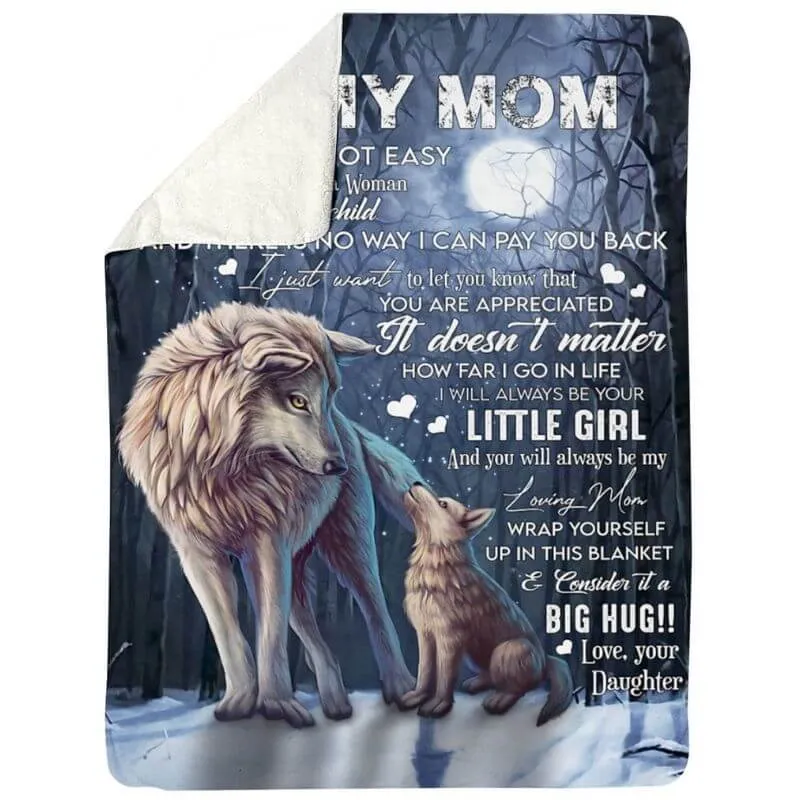 To My Mom - From Daughter  - A371 - Premium Blanket