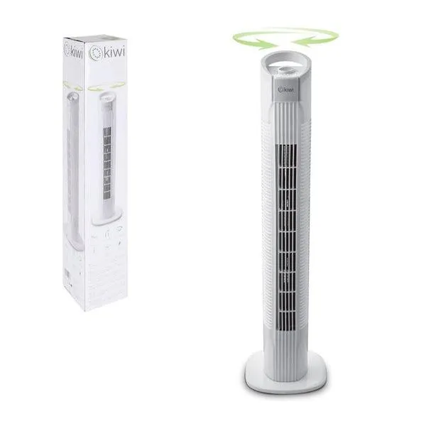 Tower Fan Kiwi White 50W