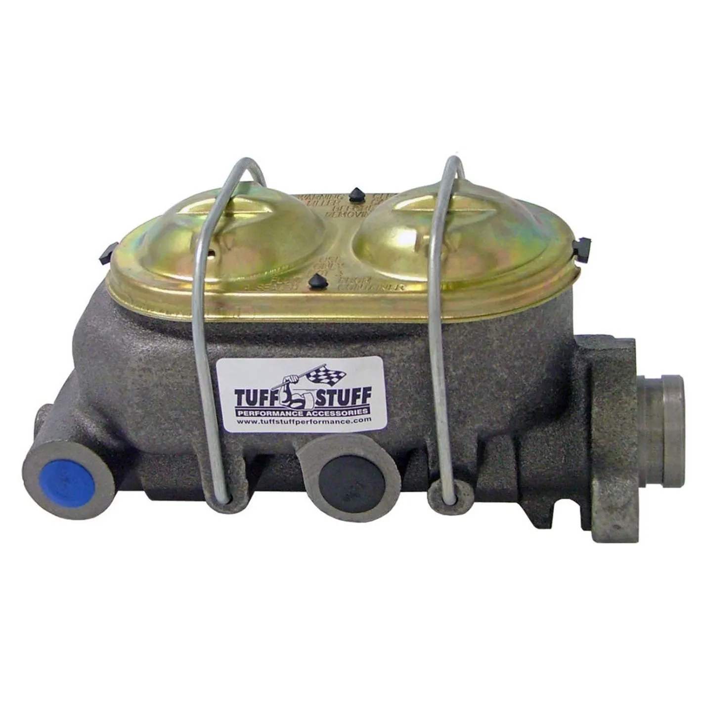 Tuff Stuff Performance 1" Bore Master Cylinder Integral Reservoir Iron Natural - 3-1/4" Flange Mount