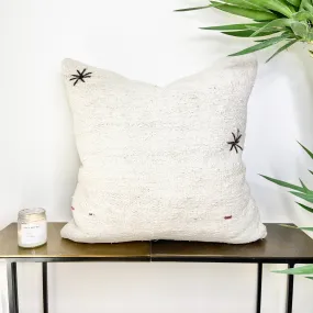 Turkish Hemp Throw Pillow - Starburst