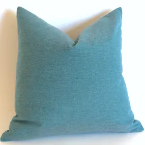 Turquoise Sunbrella Outdoor Pillow cover / Sunbrella Solids