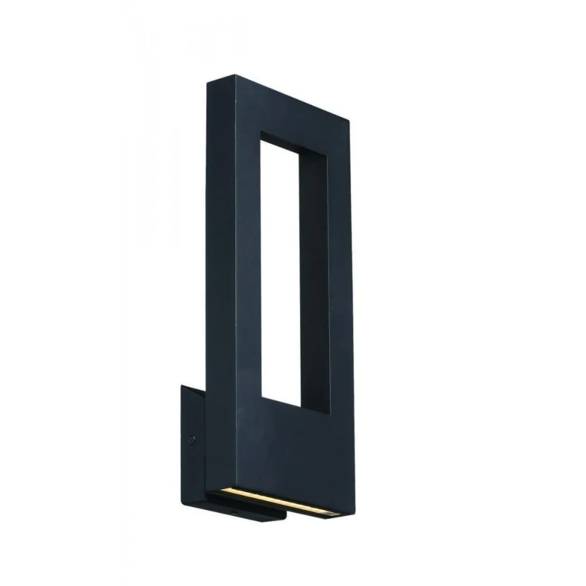 Twillight 21 In. LED Outdoor Wall Sconce Black Finish