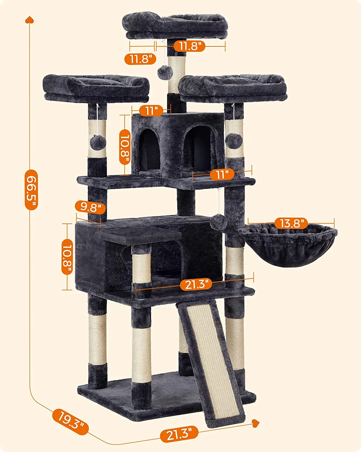 Ultimate Cat Haven: Cat Tree Tower