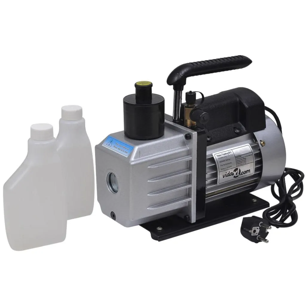 Vacuum Pump 50 L/min with 2-way Manifold Gauge Set in Tool Kit