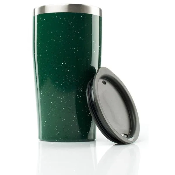 Vacuum Tumbler 16 oz - Green Speckle