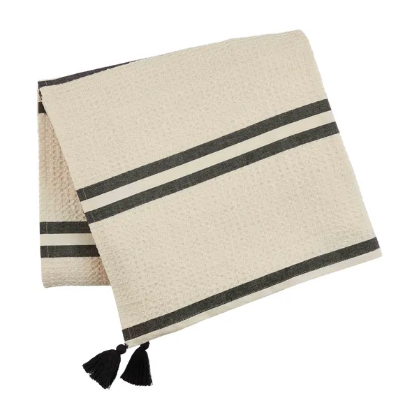 Waffle Stripe Throw Blanket