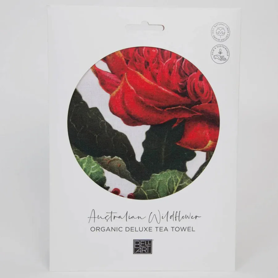 Waratah Tea Towel