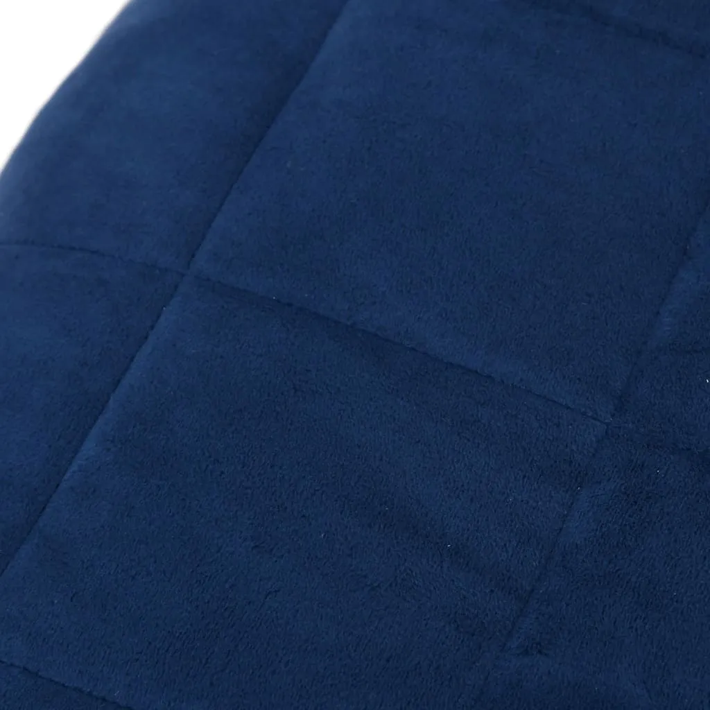 Weighted Blanket Blue 155x220 cm 11 kg Fabric