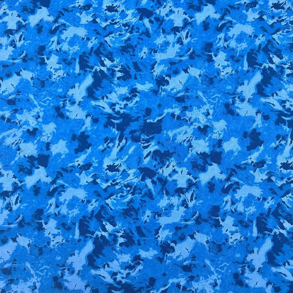 Wild Waves Cotton Blender Fabric - John Louden