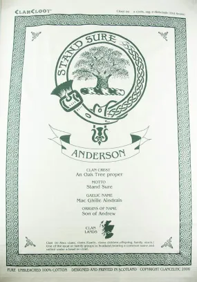 Wilson Clan Tea Towel