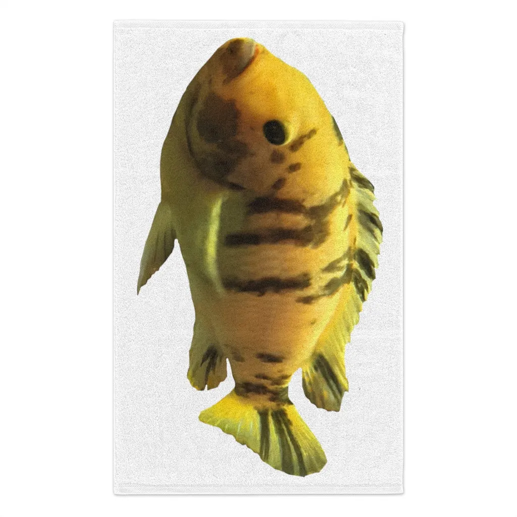 Yellow Fish Rally Towel, 11x18