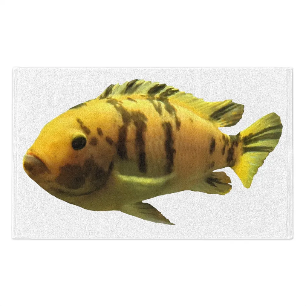 Yellow Fish Rally Towel, 11x18