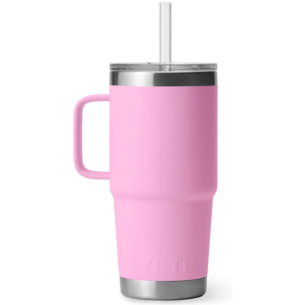 Yeti Rambler 25oz Straw Mug - Power Pink