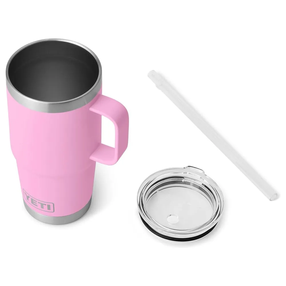 Yeti Rambler 25oz Straw Mug - Power Pink